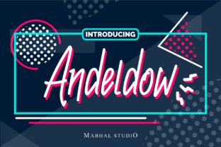 Andeldow Font: Casual Display Type for Digital Branding