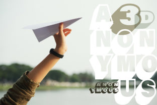 Anonymous: A Unique 3D Font for Bold Editorial Design and Digital Branding