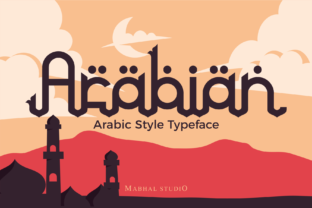 Arabian Font: Elegant Display Typography for Editorial Design