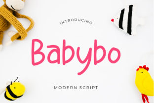 Babybo: A Playful Display Font for Child-Themed Digital Designs