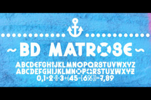 BD Matrose: A Bold Display Font That Elevates Campaign Visuals