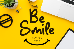 Be Smile: A Bold Display Font for Editorial Design and Digital Publishing