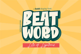 Beat Word: A Playful Display Font for Editorial Design and Digital Publishing