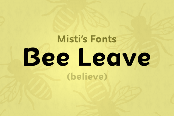 Bee Leave: A Modern Display Font for Bold Design Projects