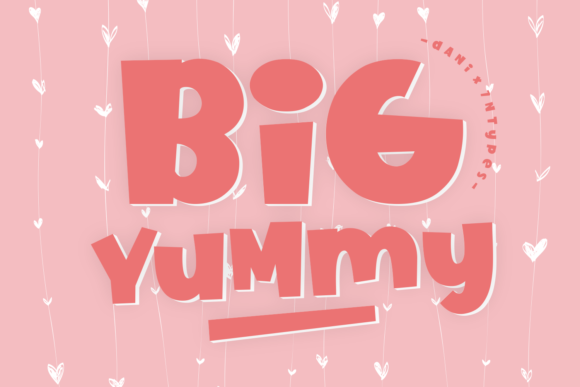 Big Yummy: A Bold and Cute Display Font for Editorial Charm
