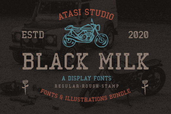 Black Milk Font: Bold Branding for Small Business