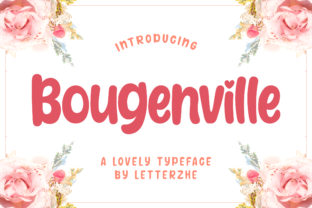 Bougenville Font: Elegant Display Typography