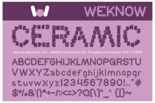 Ceramic Font: A Playful Display Typeface for Branding