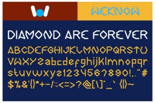 Diamond Are Forever: A Quirky Display Font for Creative Projects