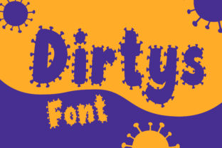 Dirtys: A Bold Display Font for Editorial Design and Content Branding