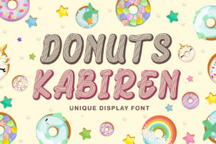 Donuts Kabiren Font for Whimsical Small Business Branding