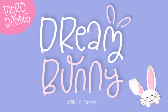 Dream Bunny Font Review for Handmade Product Design