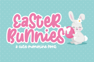 Easter Bunnies: A Bold Display Font for Crafters and Sellers