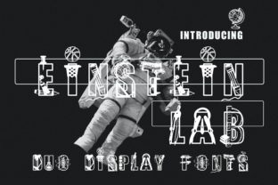 Einstein Lab: A Science-Themed Display Font for Crafters and Sellers