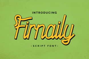 Firnaily Font Review: Retro Display Typography for Campaigns