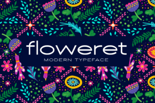 Floweret Font: Classic Typography for Handmade Products