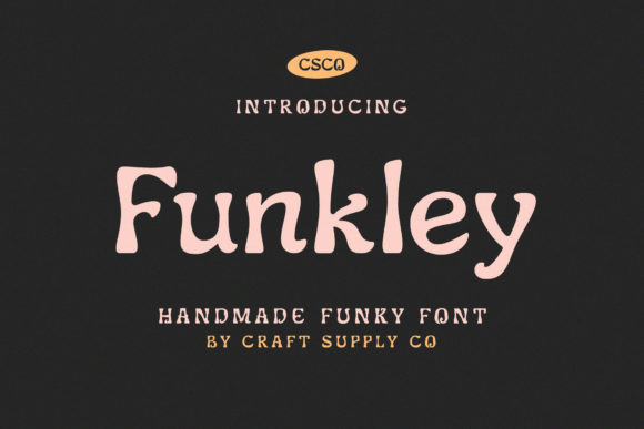 Funkley Font: Elegant Display Typography for Web Design