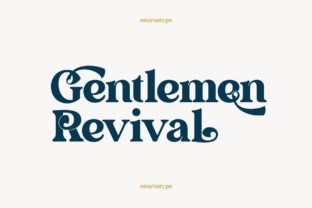 Gentlemen Revival Font for Premium Campaign Branding