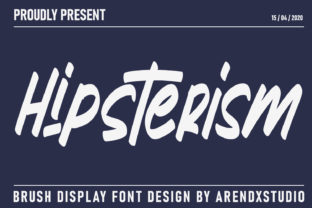 Hipsterism: A Bold Display Font for Branding and Business Design