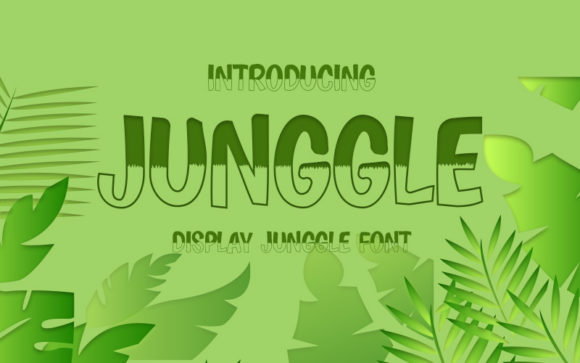 Junggle: A Fun Display Font That Brightens Kids & School Campaigns