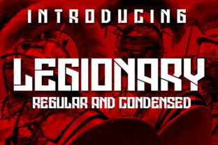 Legionary: A Bold Display Font for Army-Themed Design Projects
