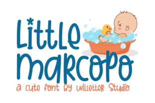 Little Marcopo: A Cute Display Font for Web Design and Digital Branding