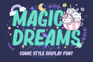 Magic Dreams: A Playful Display Font for Creative Projects