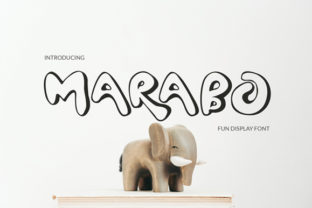 Marabo Font: Quirky Display Type for Handmade Products
