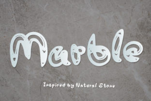 Marble Font: Organic Flow for Laid-Back Branding