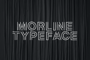 Morline: A Conceptual Display Font for Editorial Design