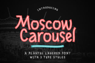 Moscow Carousel Font for Editorial Design