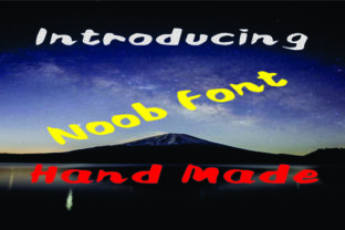 Noob Font: Strong Display Typography for Digital Campaigns