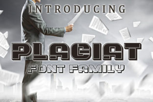 Plagiat: The Retro-Display Font That Elevates Handmade Design Projects