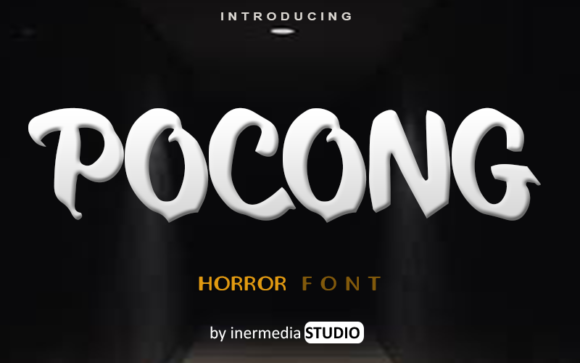 Pocong Font: A Spooky Display Typeface Review