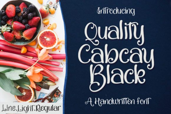 Quality Capcay: A Fresh Handwritten Font for Makers and Creative Sellers