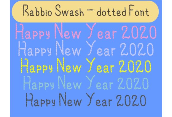 Rabbio Swash Font: Playful Display Type for Campaigns