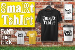 SmaRtTshIrt: A Playful Display Font for Crafters and Product Designers