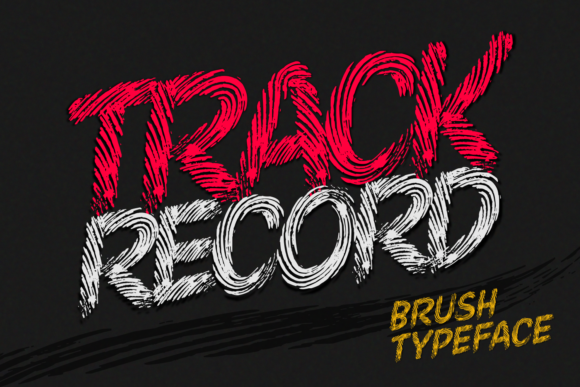 Track Record Font: Quirky Display Typography for Editorial Design
