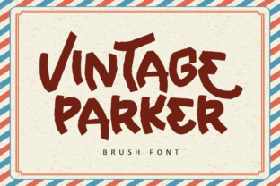 Vintage Parker Font for Playful Handmade Labels