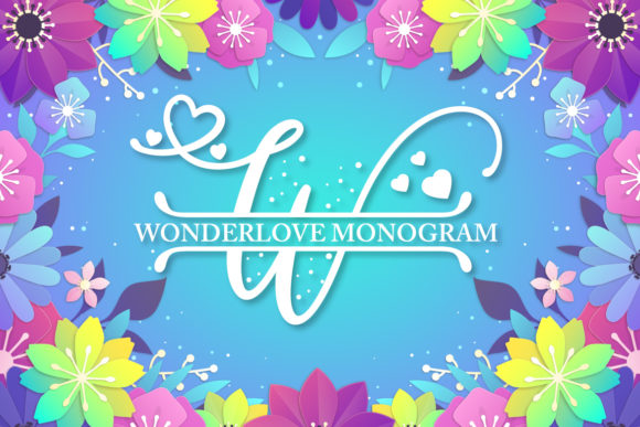 Wonderlove Monogram: A Refined Display Font for Digital Branding and Web Design