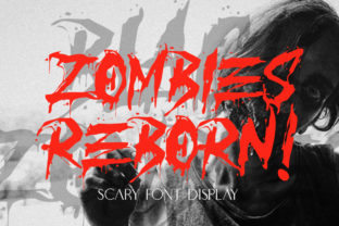 Zombies Reborn Font for Scary Editorial Design